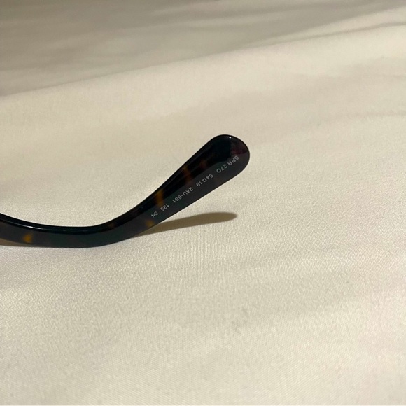 Authentic PRADA Minimal Baroque Square Swirl Black Havana Sunglasses, - Picture 6 of 7